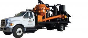 Environmental Drilling Solutions’ mobile cuttings dryer unit can service multiple=