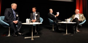 Dr Lee Hunt (second from right) headed up a panel discussing offshore drilling in the post-Macondo world at the IADC World Drilling 2011 Conference &amp; Exhibition, 15-16 June in Copenhagen, Denmark. Panelists attempted to define the “new normal” amid the many changes in regulations and expectations that have emerged over the past year.