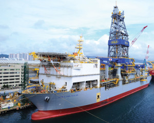 The Noble Don Taylor is one of five newbuild drillships Noble will launch in the next two years as part of its fleet modernization effort.