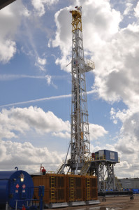 The 1,500-hp ShaleDriller Rig features an integrated walking system and can run on both diesel and natural gas.