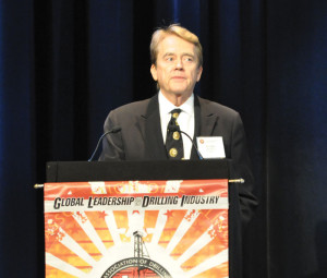 William Reilly spoke at the IADC Environmental Conference in April.