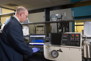 Caption: The Baker Hughes MPRESS drilling fluid system was developed and tested using a rigorous quality assurance program at the Baker Hughes fluids labs in Houston.