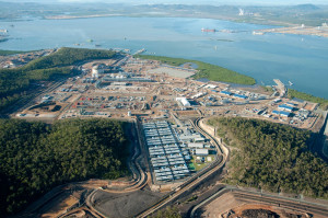 The liquefaction terminal for the QCLNG project is located on Curtis Island. Project operator BG Group says first LNG should be ready for export by Q4 2014.