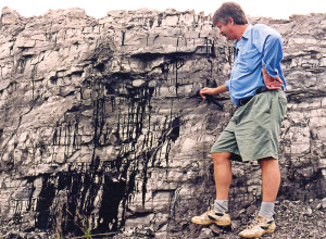 Naturally occurring seepages of oil and associated asphalt deposits can be seen 50 km northeast of Luanda. This oil has been identified geochemically to be pre-salt oil, identical to the recent pre-salt oil discoveries in the deepwater Kwanza Basin of Angola and the deepwater Santos and Campos Basins of Brazil.