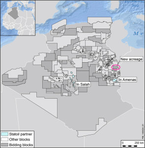 The shale potential in Algeria may become an important component of the country’s gas exports to Europe. Statoil, Shell and Sonatrach were awarded the Timissit Permit License in the Illizi-Ghadames Basin onshore Algeria.