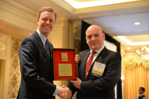 Ensco’s Brady K. Long received the IADC Exemplary Service Award at the 2014 IADC Annual General Meeting in New Orleans, LA. 