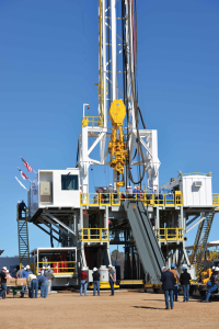 SCANDRILL completed its newest rig, the Scan Vision, in January 2015. The rig features a bi-fuel system and a walking system and was built under contract to Anadarko.