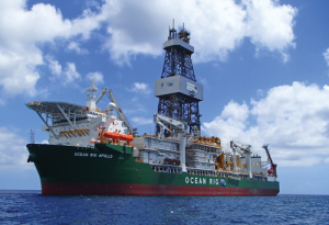 The Ocean Rig Apollo is on contract with Total to drill in the Congo. Delivered in 2015, the drillship is designed to operate in up to 12,000 ft of water and has a maximum drilling depth of 40,000 ft. The rig is on contract until 2018, with an option to extend until 2020. 