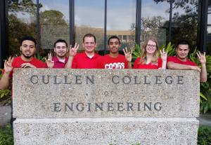 University of Houston students Anas Ebrahim, Daniel Rodriguez, Spencer Richards, Hamdi Sherif, Megan Wood and Willians Padilla receive IADC Houston Chapter scholarships.