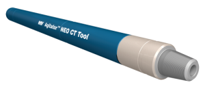 NOV’s Agitator NEO CT tool sends pressure pulses along the coiled tubing’s longitudinal axis. These pulses break static friction between the coiled-tubing string and the wellbore or casing. 