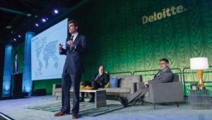 The US is exporting LNG not just to nearby markets but also to markets in China, India and the Middle East, Oliver Tuckerman, Director of Strategy and Analytics for Cheniere Energy, said at the 2016 Deloitte Oil & Gas Conference in Houston on 21 September. Photo Courtesy of Deloitte. 