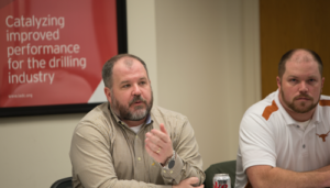 Earl Williams (left), Manager of Learning and Development and Josh Loveland (right) Senior Training Instructor, both of Diamond Offshore are participating in IADC’s workgroup. Diamond Offshore has an in-house simulator-based well control course. Students spend 80% of the course in the simulator.