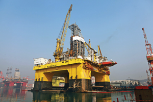 The Bluewhale 1, built by Yantai CIMC Raffles Offshore, is the first turnkey project for a Chinese offshore ultra-deepwater field.