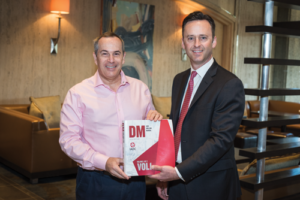 IADC President Jason McFarland (right) presents a copy of the IADC Drilling Manual 12th Edition to ANP Director-General Décio Oddone on 4 May in Houston. IADC met with ANP to discuss ongoing changes being made to Brazil’s regulatory framework and their potential impact on the industry.