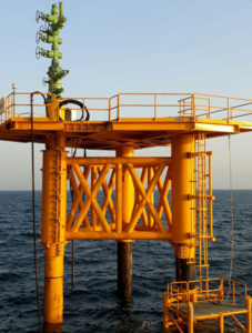 2H Offshore completes the installation of a retrofit conductor-supported platform.