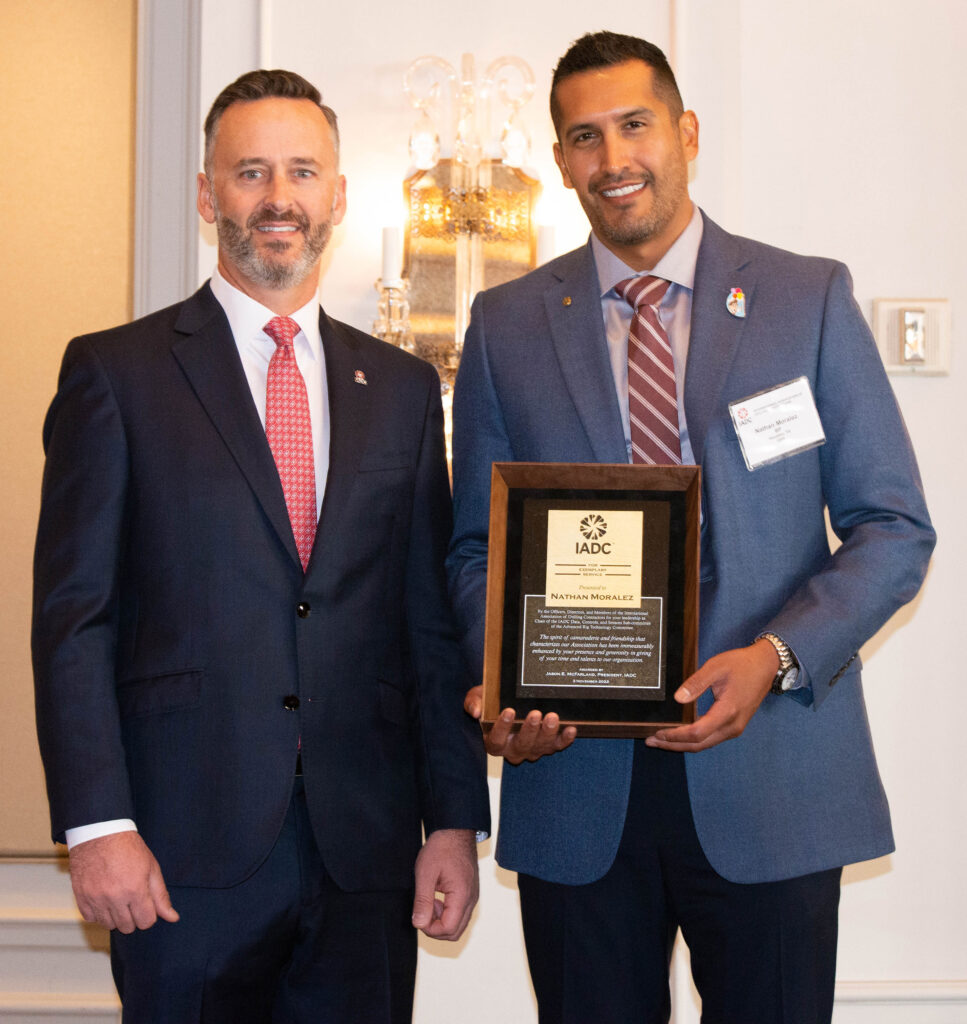 IADC recognizes Kern, Moralez with exemplary service awards - Drilling ...