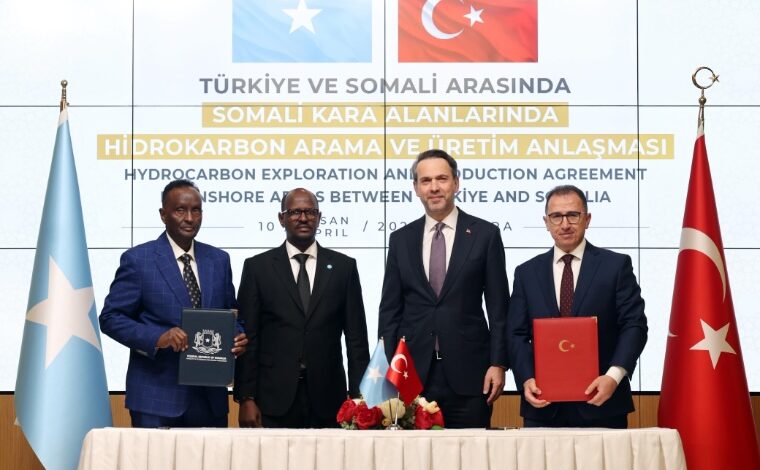 Turkey to explore oil and natural gas in Somalia's onshore fields