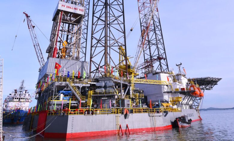 The PV DRILLING VIII rig will implement a drilling campaign at the Kinh Ngu Trang field