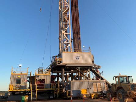Georgina Energy executes Ensign Australia drill contract for Hussar well